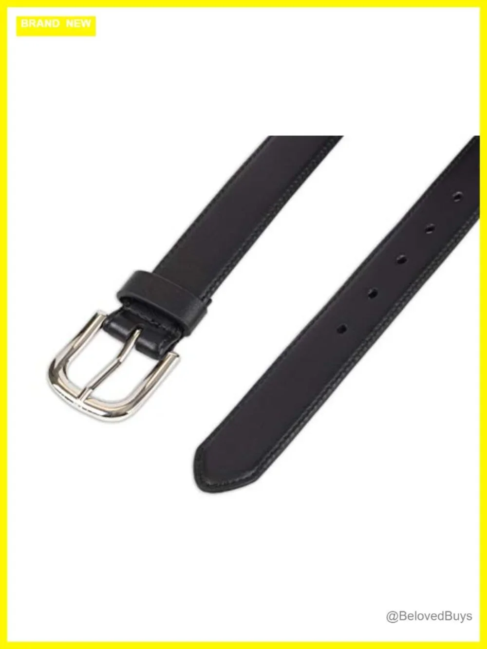 Women's Work Belt 1 Inch Bonded Leather Faux Nubuck Lining